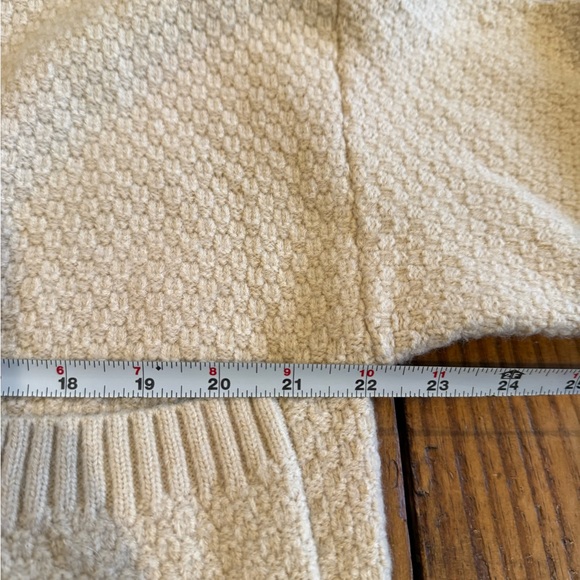 YURA Denim & Knit Mixed Media Oversized Cardigan Jacket Size S/M - Picture 8 of 9